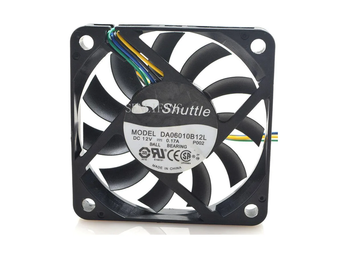 Fans Fans 6010 12V .17A 4-wire PWM Slim case fan — product photo