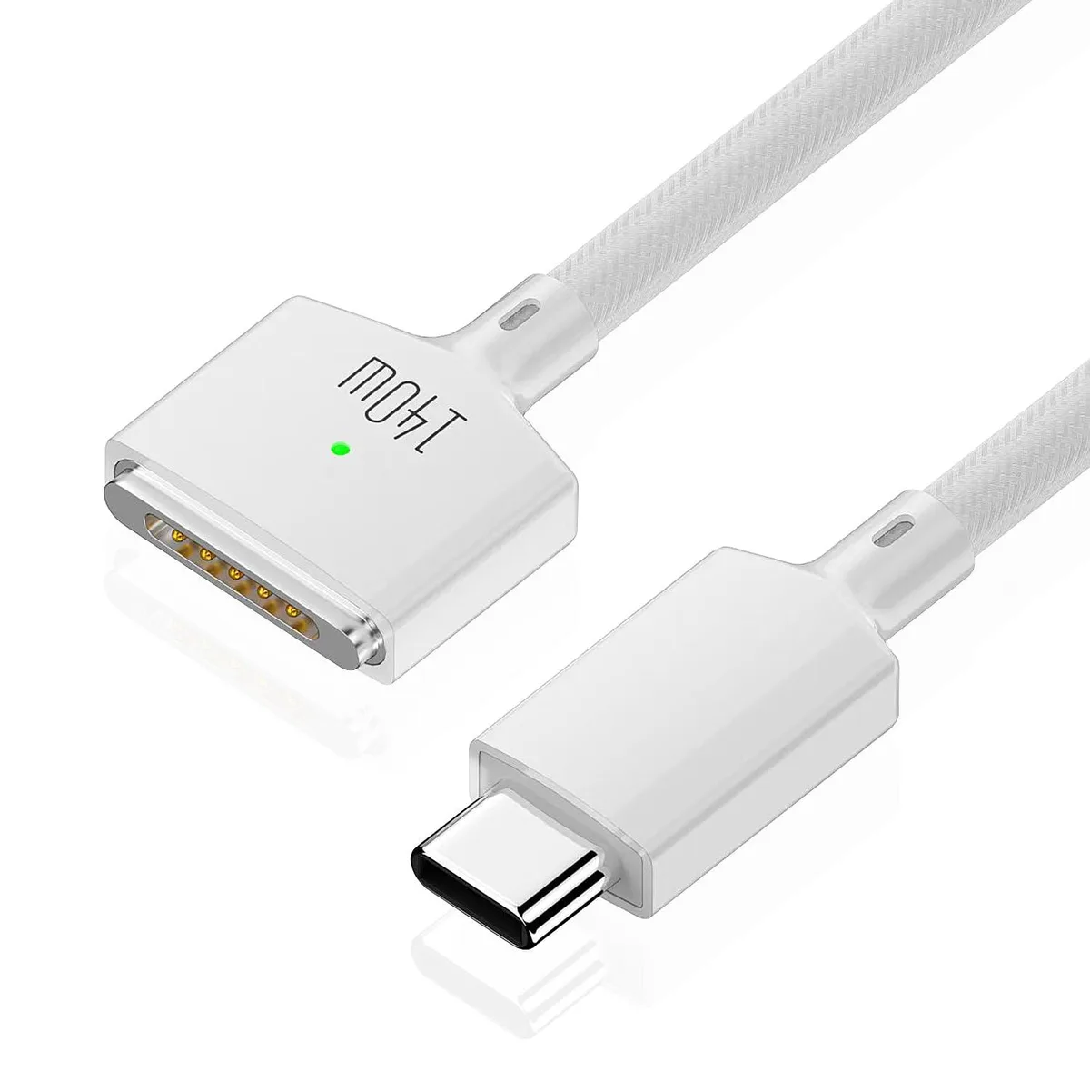 aibileec aibileec USB-C to MagSafe 3 Cable 140W White 2m — product photo