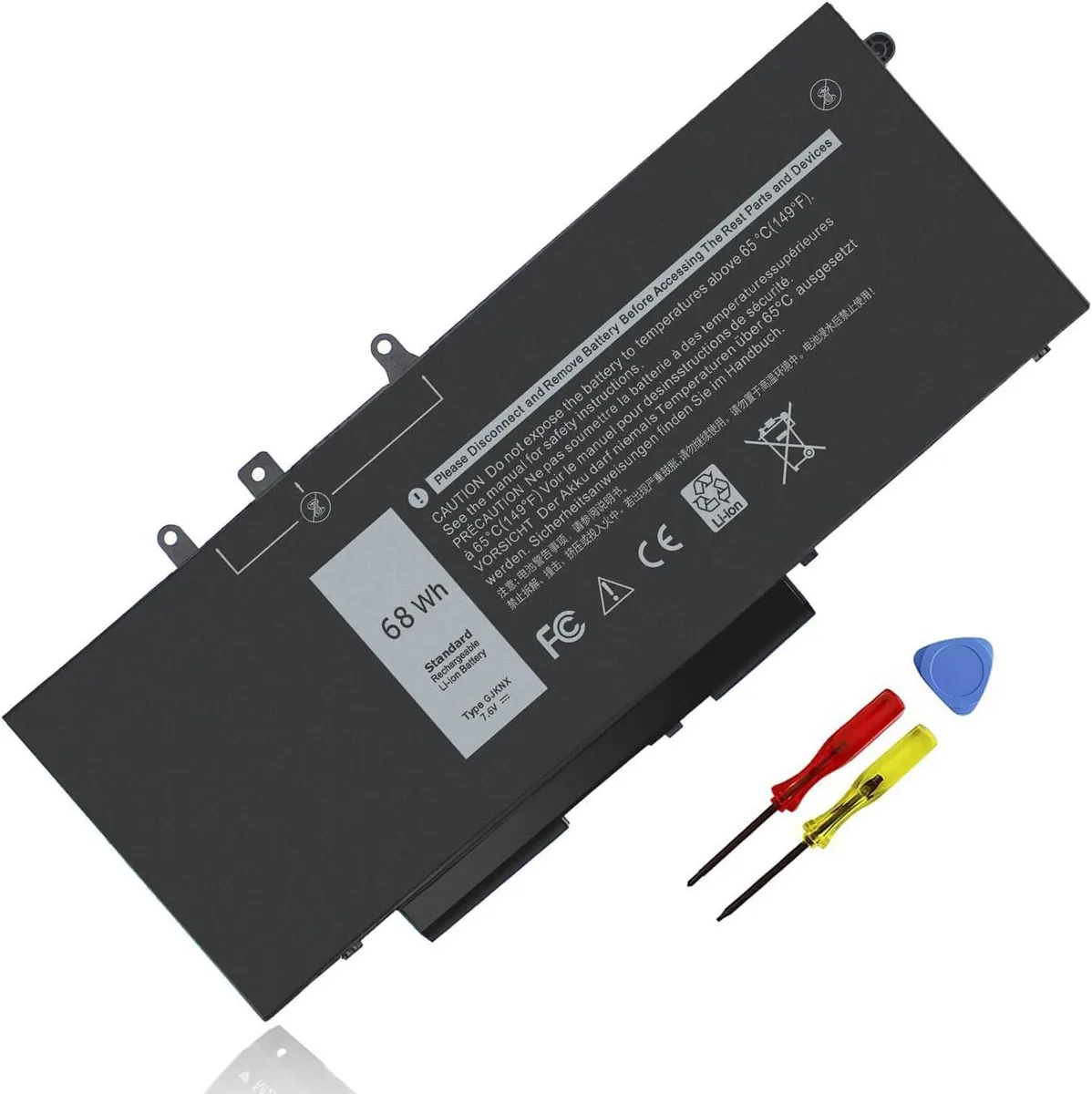 PISKEKAT PISKEKAT GJKNX 7.6V 68Wh laptop battery for Dell Latitude Precision — product photo