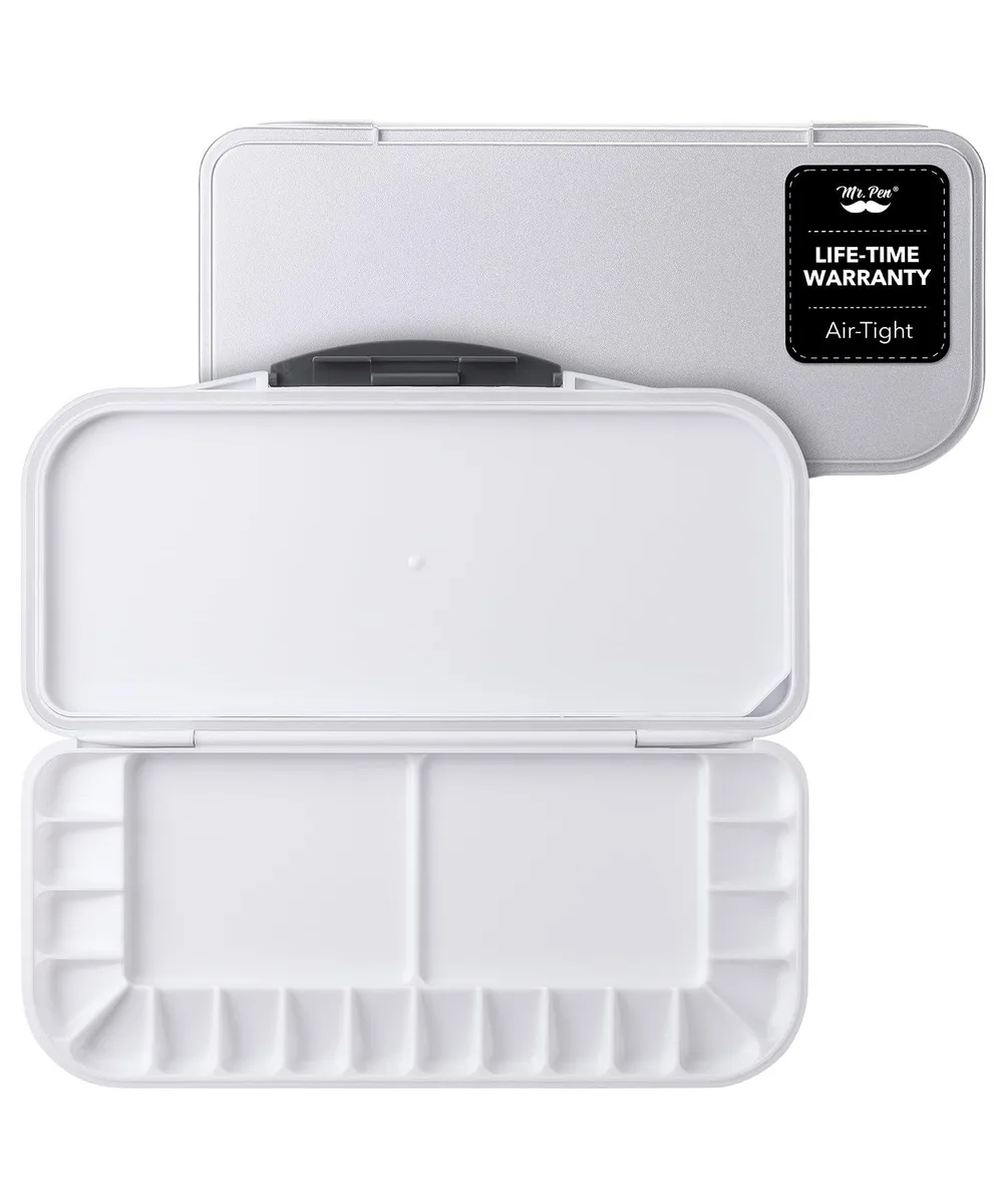  Avery Airtight Watercolor Palette 18 Wells 2 Mixing Areas 10.6" x 5.2 — product photo
