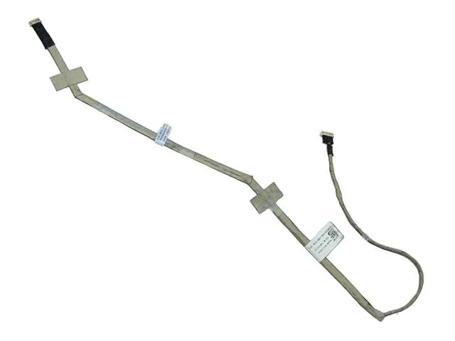Flat grey ribbon cable with small connectors at each end