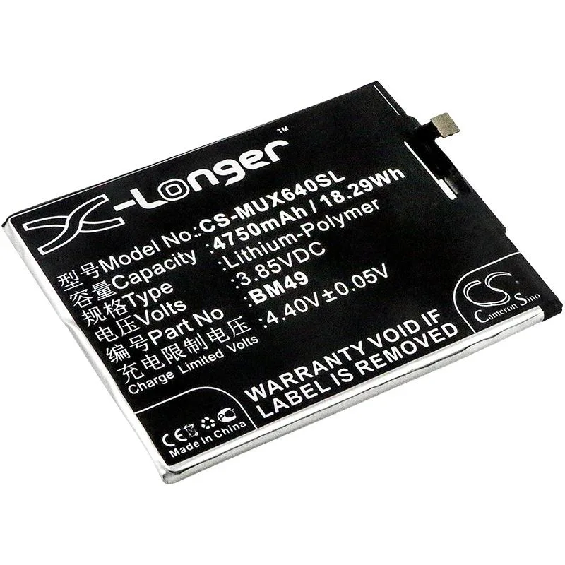 Cameron Sino rectangular replacement battery black finish