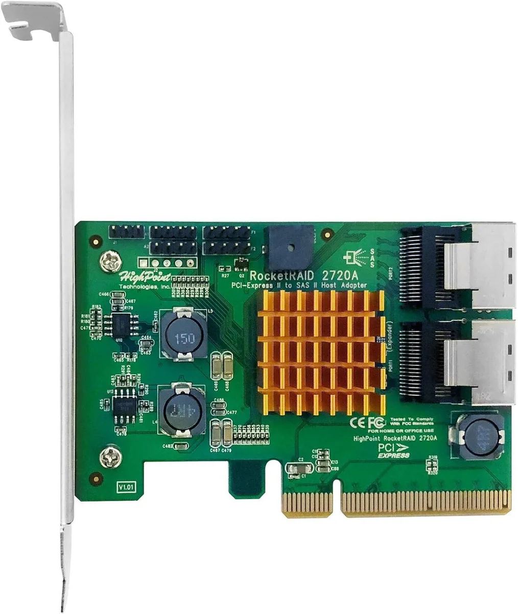 LSI LSI RocketRAID 2720A 8-port SAS/SATA RAID HBA — product photo