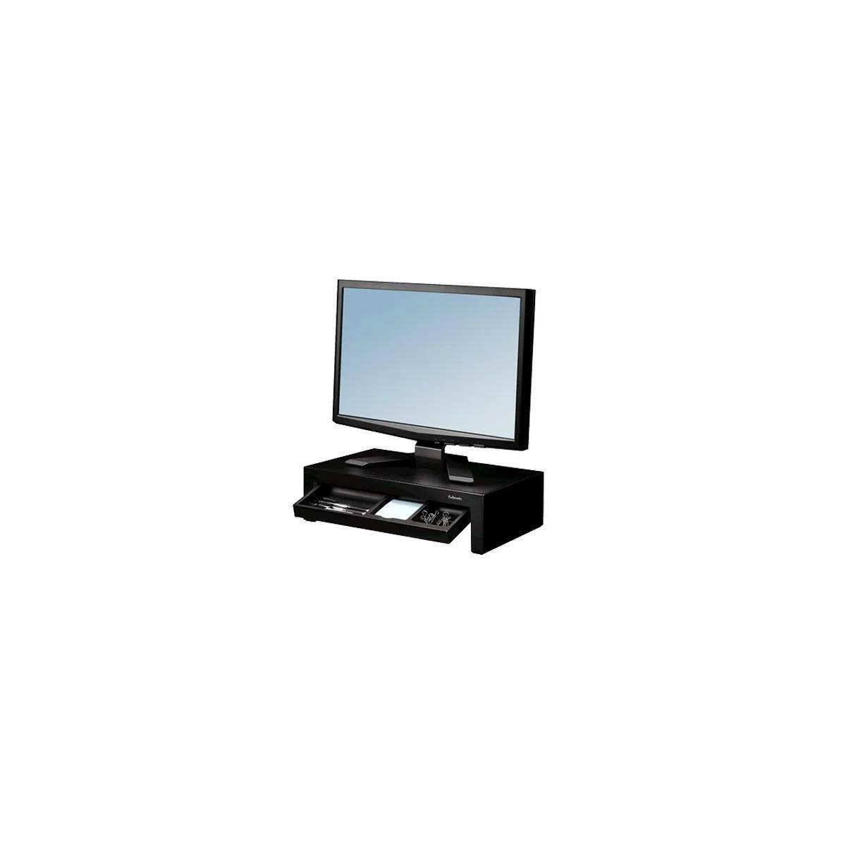 FELLOWES Fellowes 8038101 Designer Suites monitor riser, black/pearl — product photo
