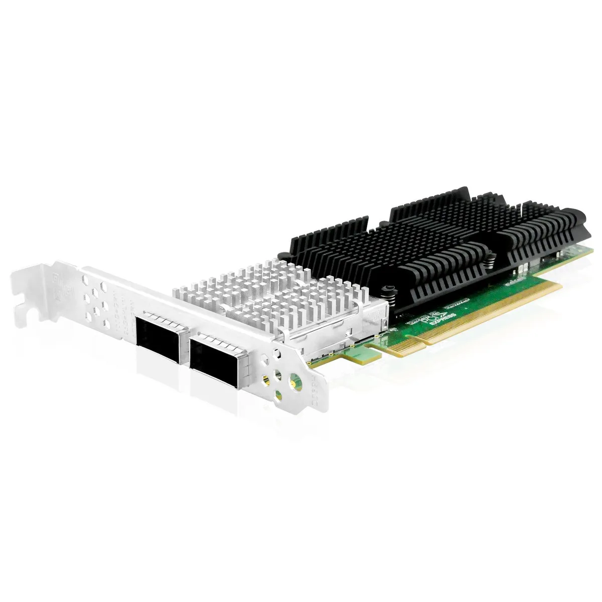 LR-LINK LR-LINK Dual-port 100G QSFP28 Network Card Intel E810 — product photo