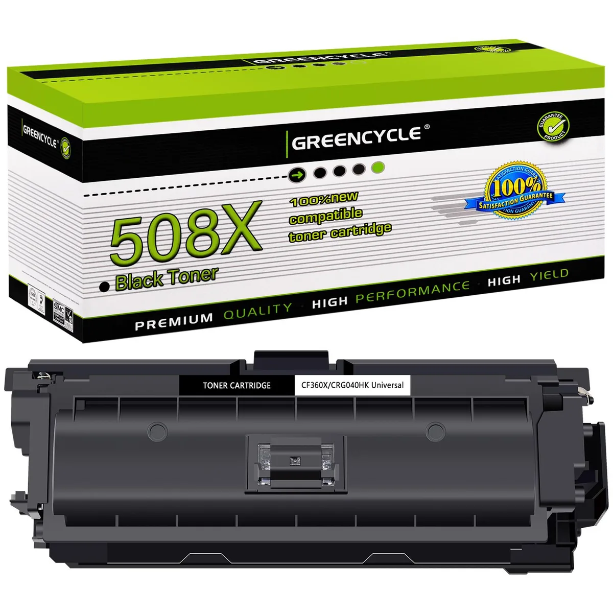 GREENCYCLE GREENCYCLE 508X CF360X Black Toner Cartridge 12500 Pages — product photo