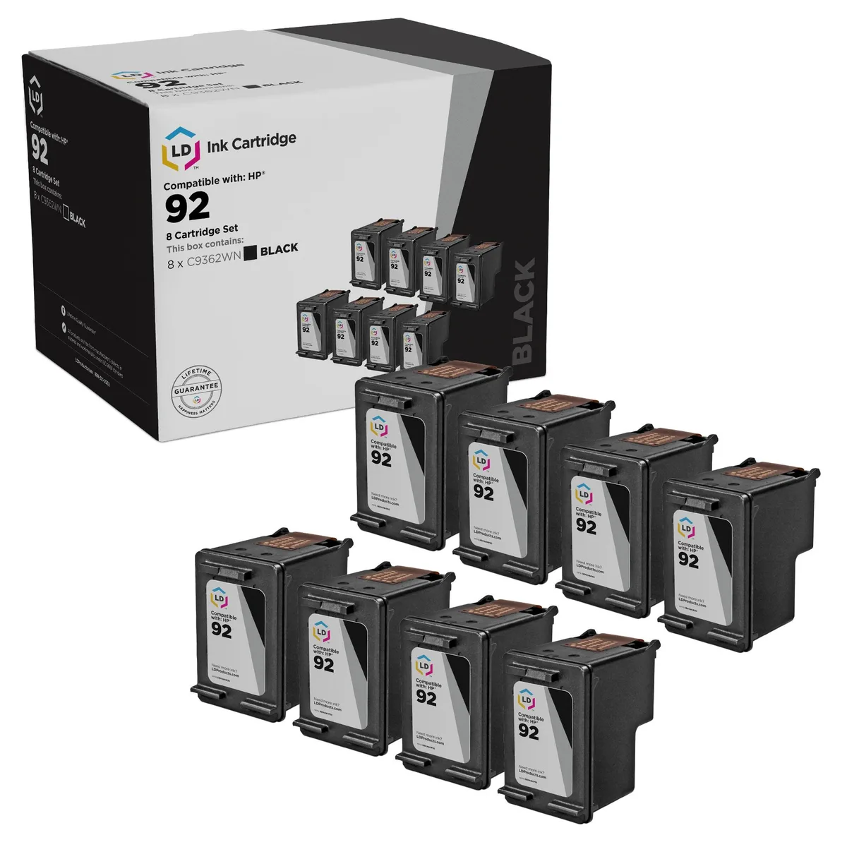 LD Products LD Products HP 94 Black Ink Cartridge 10-Pack — product photo