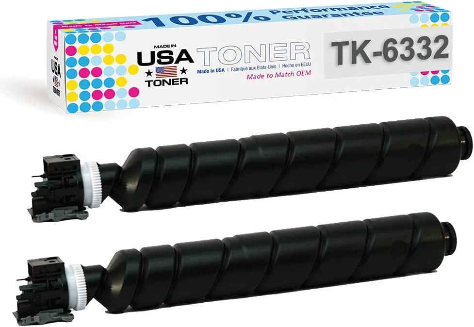 MADE IN USA TONER MADE IN USA TONER TK-6332K toner cartridge 2-pack black 32000 pages — product photo