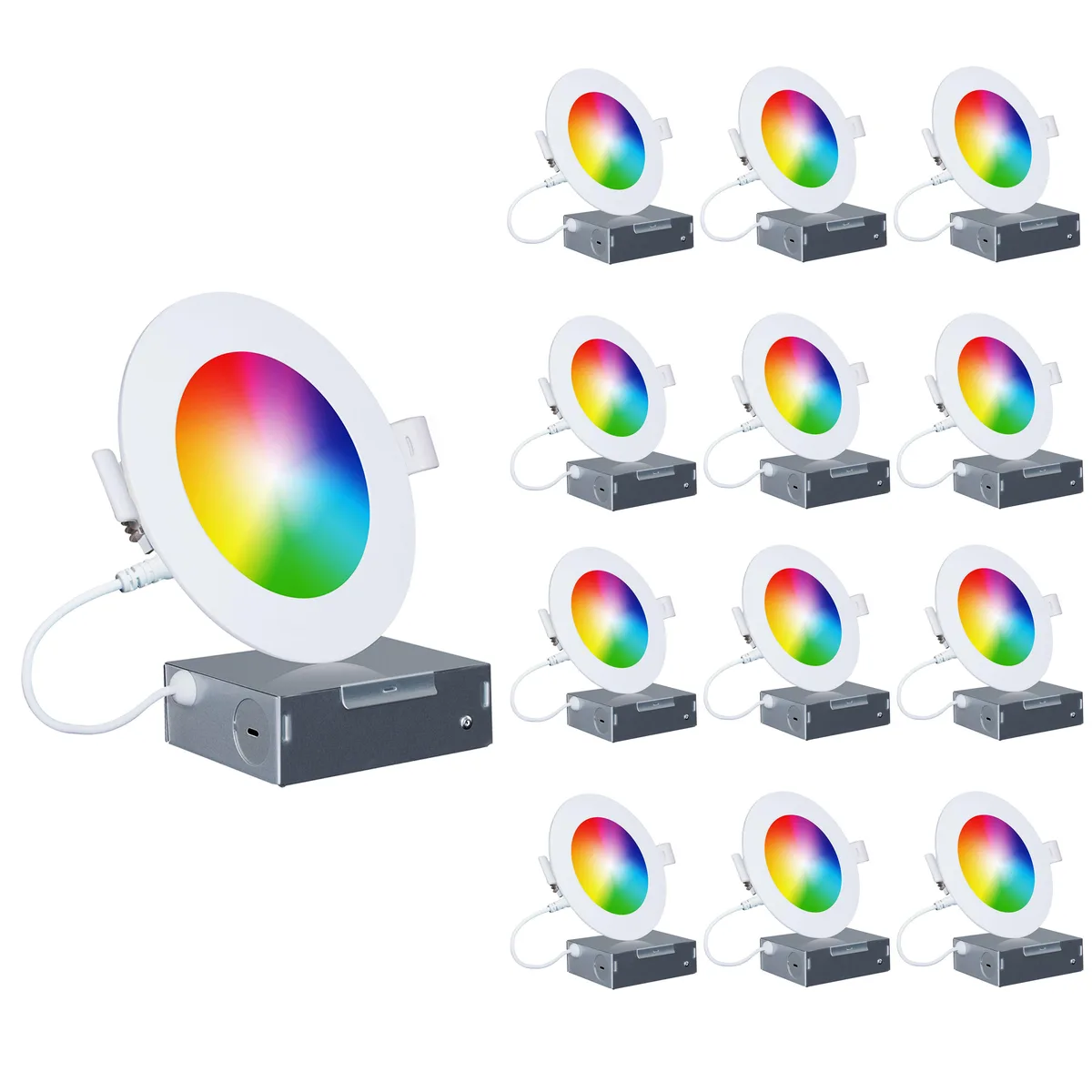 Infibrite Infibrite IB-001-1-9W-WH-12PK 4" 9W 810LM recessed lighting 12 pack — product photo