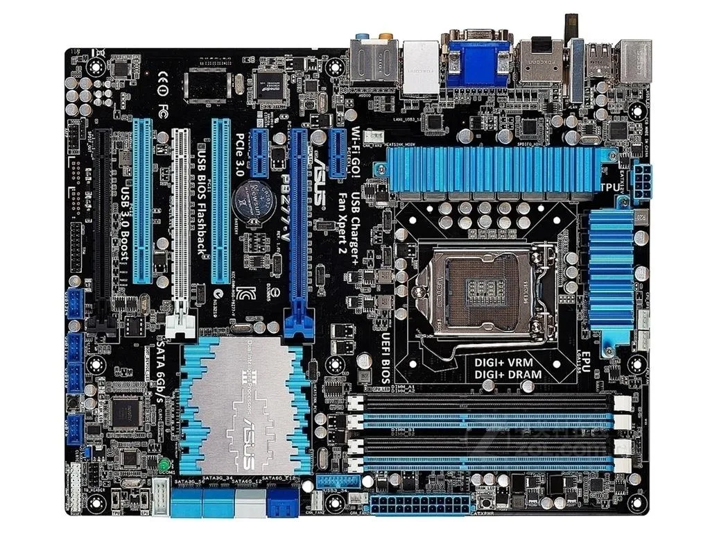 ASUS ASUS P8Z77-V LGA 1155 Intel Z77 DDR3 32GB ATX Intel motherboard — product photo