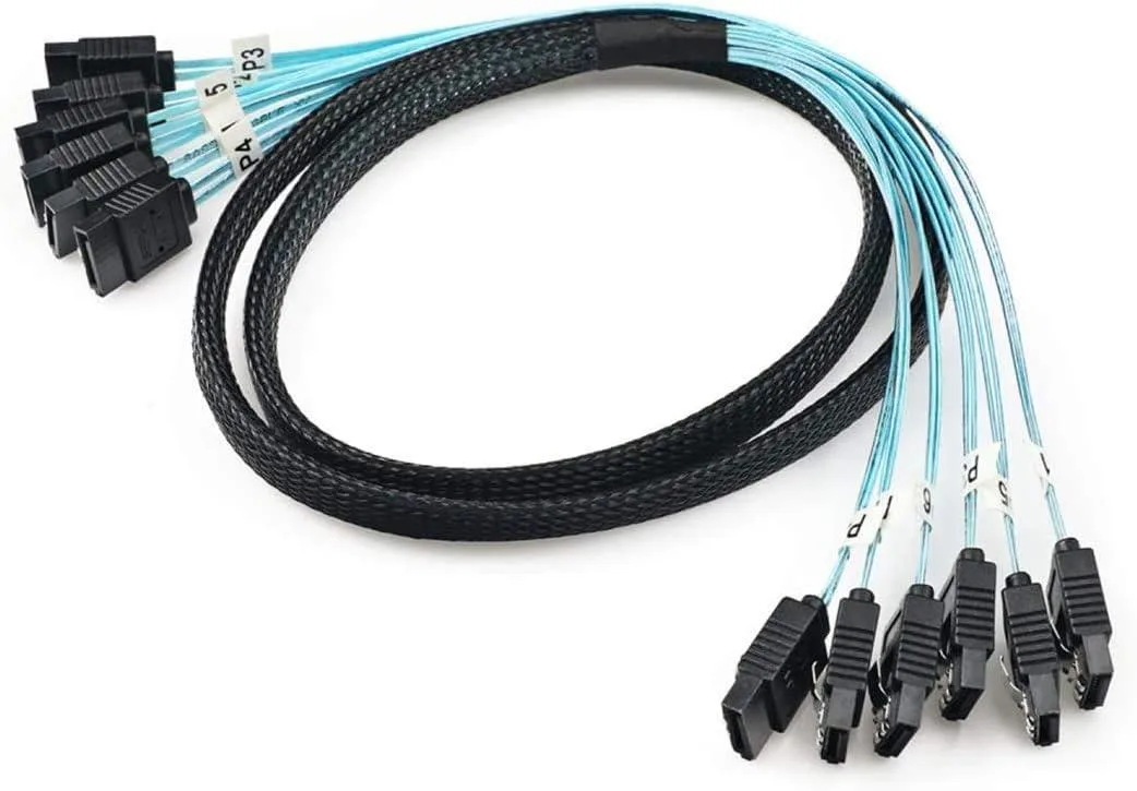CableDeconn CableDeconn Sata SAS Cable 6Gbps 1M 6pcs/Set — product photo