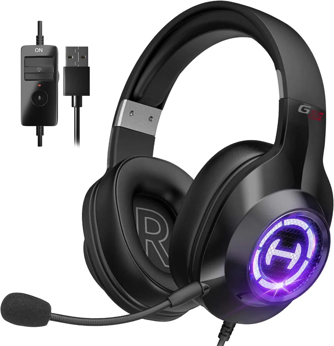 Edifier Edifier G2II gaming headset USB 7.1 50mm Black — product photo
