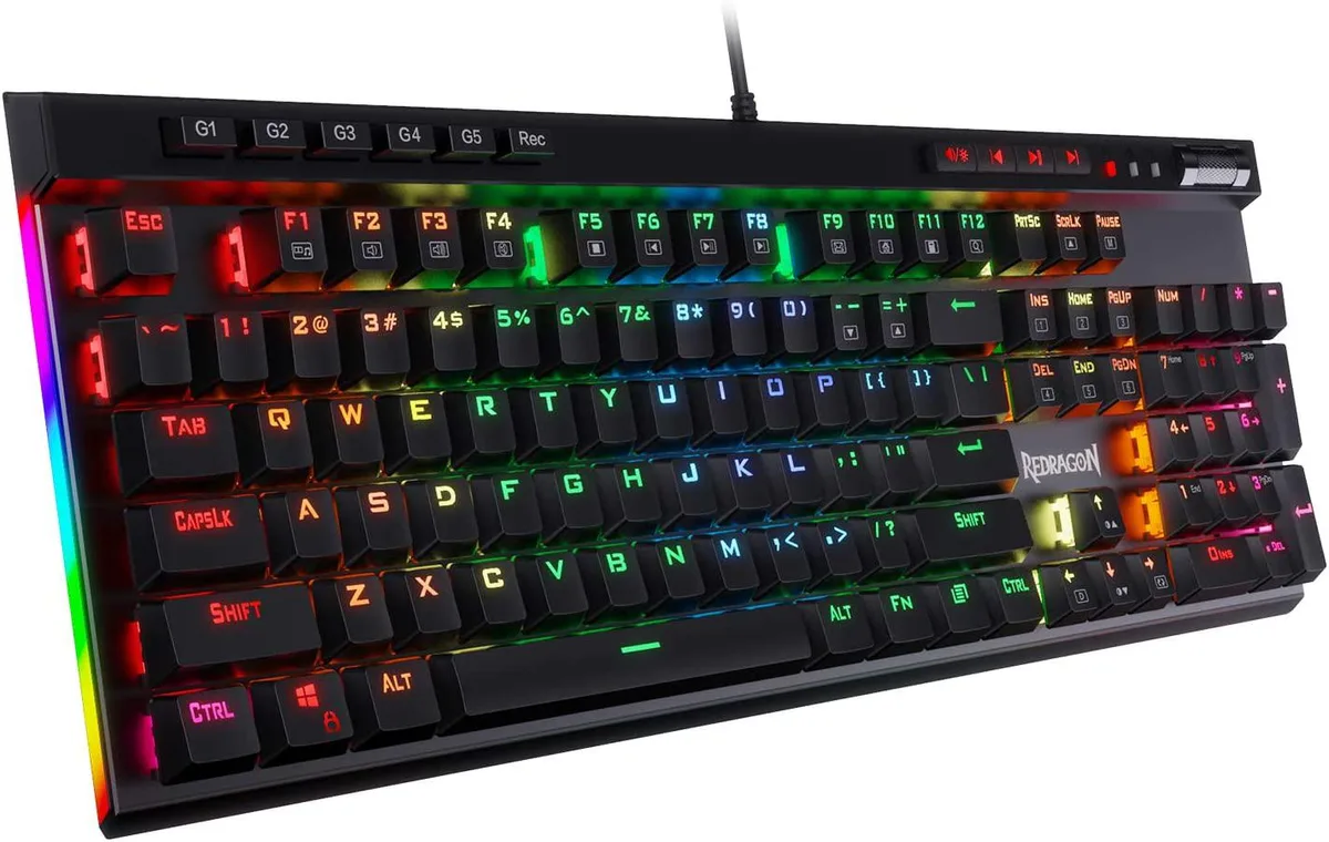 Redragon Redragon K580 VATA Mechanical Gaming Keyboard Blue Switches — product photo