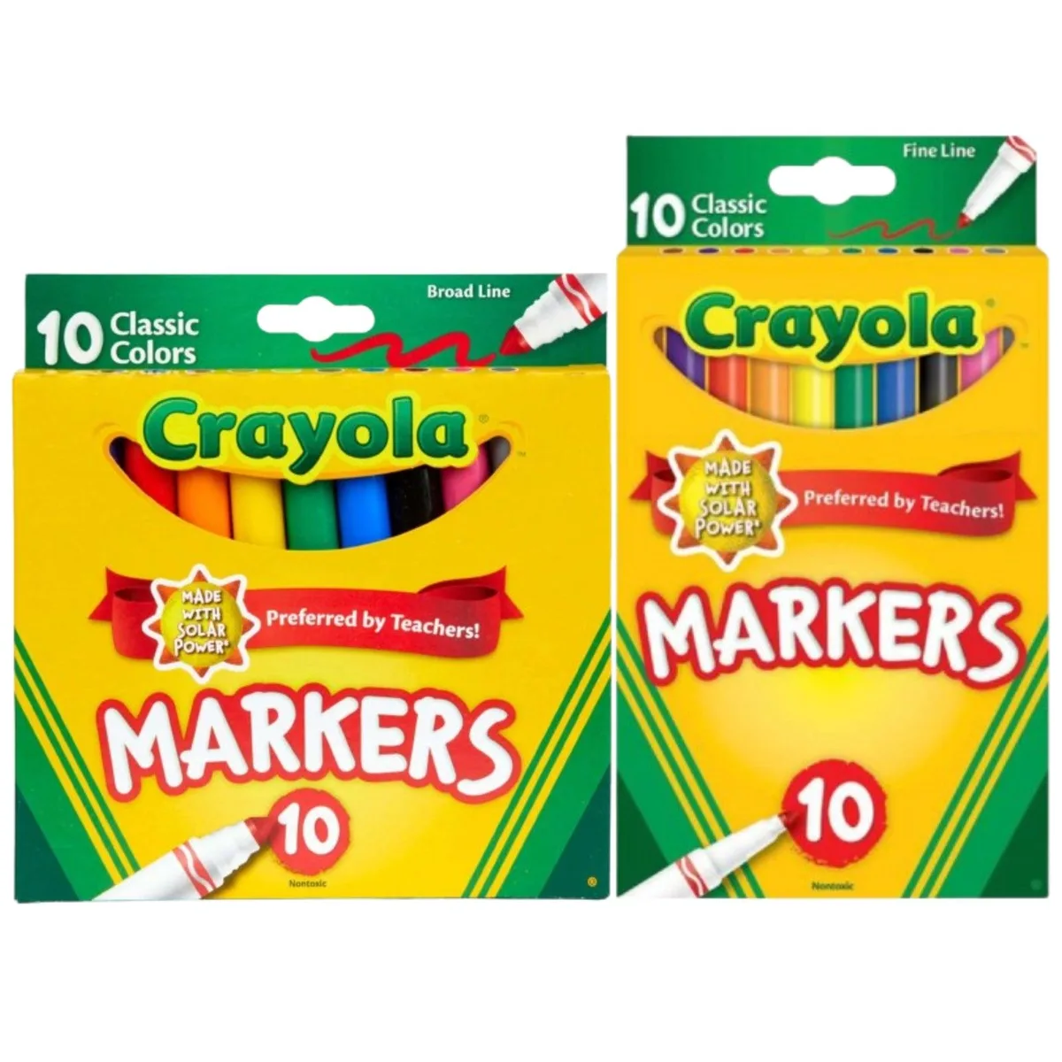 Crayola Crayola SP-53543705608510 20-Count Marker Duo illustration — product photo