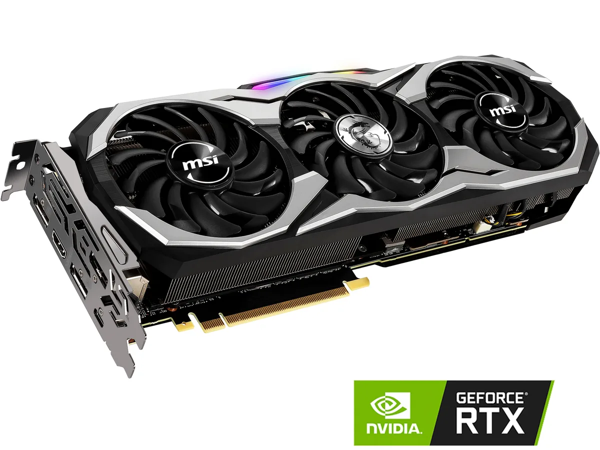MSI MSI RTX2080Ti DUKE 11GOC graphics card — product photo