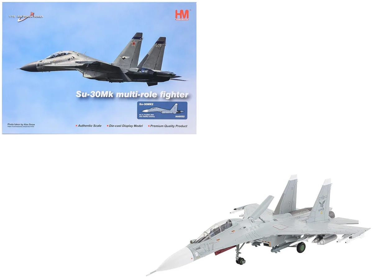 Hobby Master Hobby Master Sukhoi Su-30MK2 Flanker-G "China" PLANAF White 17 1/72 Diecast — product photo
