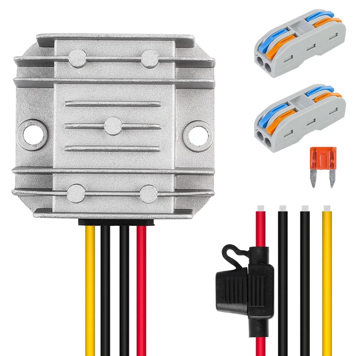 KEHIPI KEHIPI 12V to 24V 3A 72W IP67 Boost Converter Power Adapter — product photo