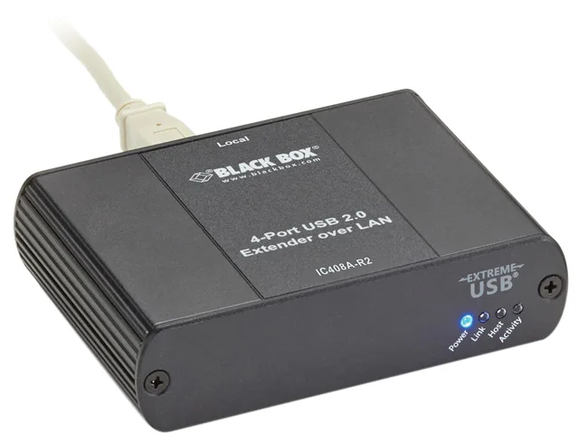 Black Box Corporation Black Box Corporation IC408A-R2 USB 2.0 Extender 4-Port 328 ft — product photo