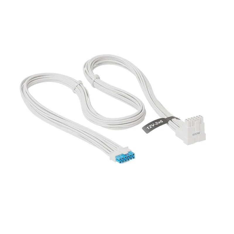 Seasonic Seasonic Native 16-Pin Gen 5 12V-2x6 600 W Cable 90° L-Type White 700mm — product photo