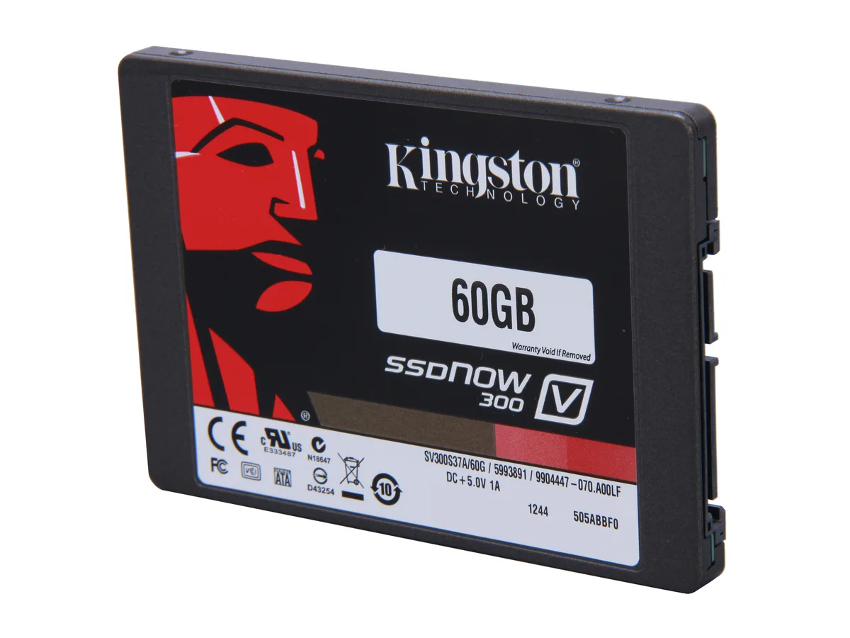 Kingston Technology Corp. Kingston Technology Corp. SV300S37A/60G 60GB 2.5" SATA internal SSD — product photo
