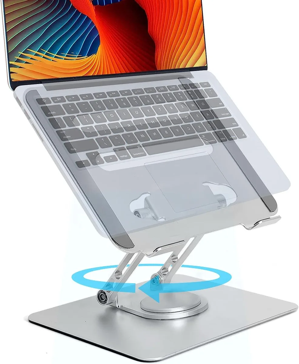 AUBEAMTO AUBEAMTO B11 360° Rotation Silver laptop stand — product photo