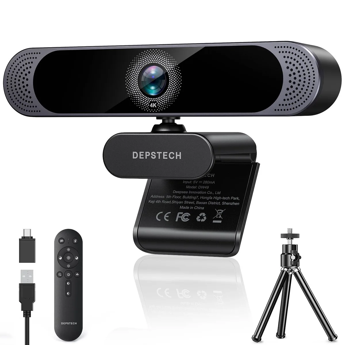 DEPSTECH DW49 Pro 4K Webcam — product photo