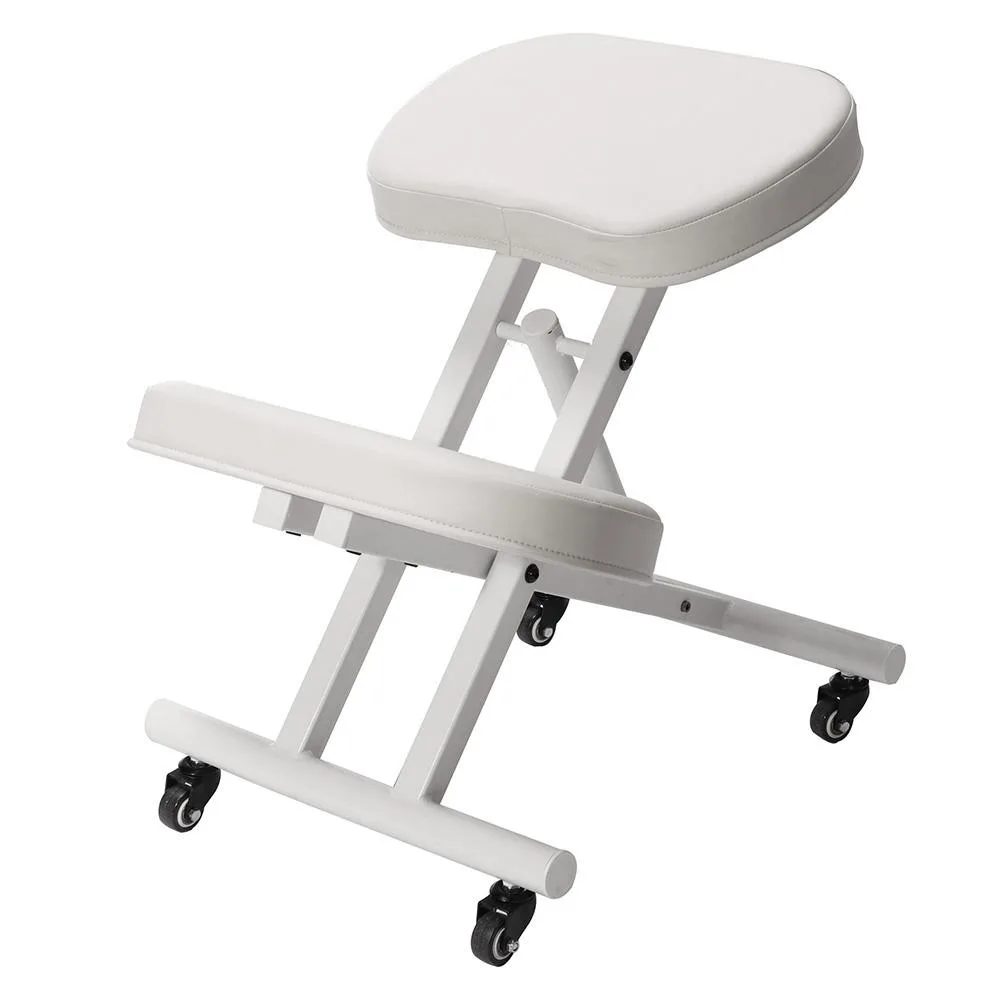 Vandue Corporation Vandue Corporation White/White Ergonomic Kneeling Barstool 18.5500 — product photo