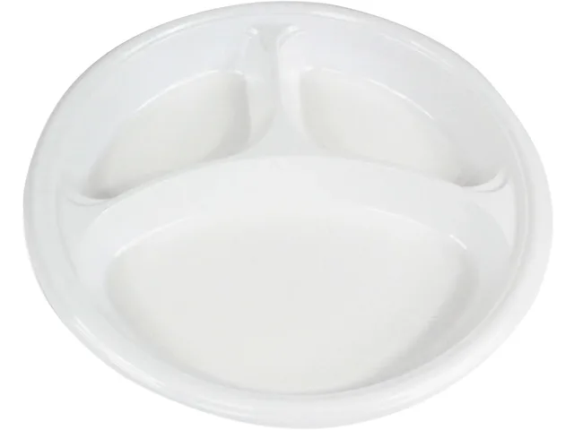 Boardwalk Boardwalk BWKPLTHIPS10WH3 Plate White 500 Carton — product photo