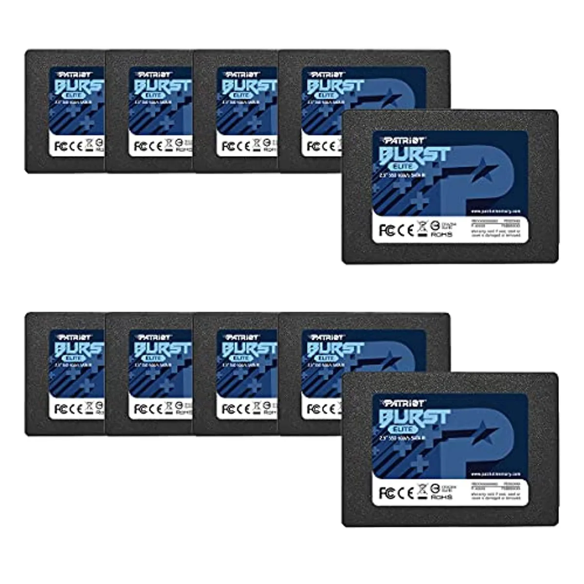 Patriot Memory Patriot Memory Burst Elite 120 GB SATA 2.5" Internal SSD 10 Pack — product photo