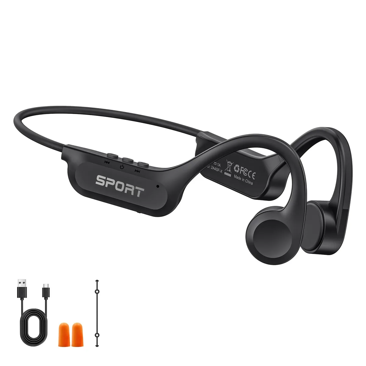 Yorlu X15 Bone Conduction Headphones Bluetooth 5.4 10H IP56 — product photo