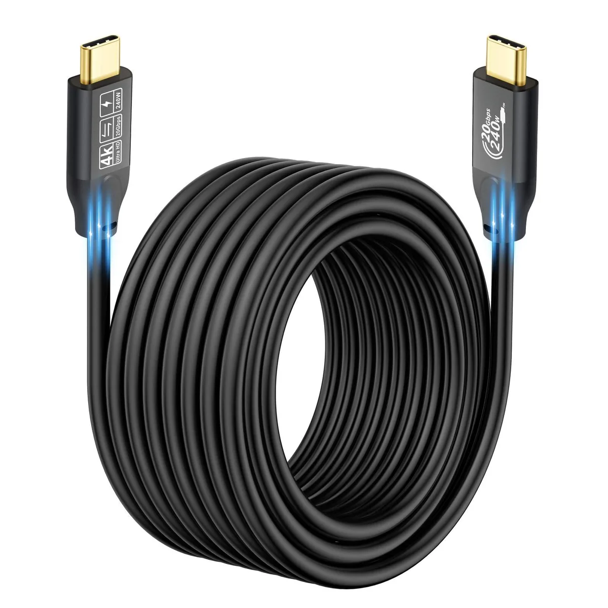 Vszerda Vszerda USB C 3.2 Gen 2 Cable 5 m 20 Gbps 240 W — product photo