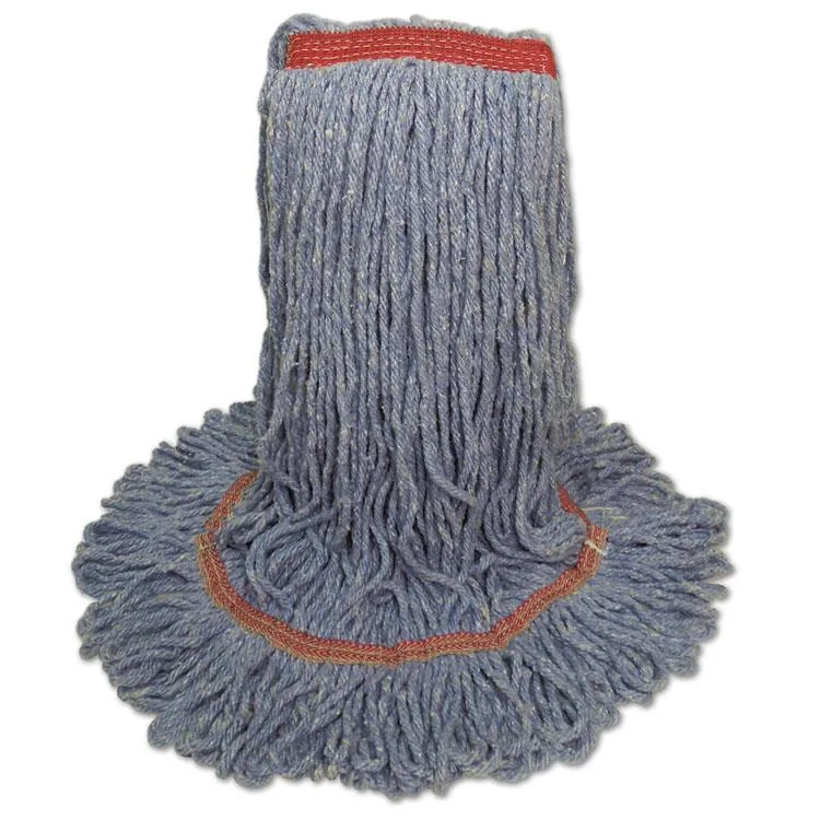 Boardwalk Boardwalk 503BLNB Blue Wet Mop Head Large Looped End 12 Pack — product photo