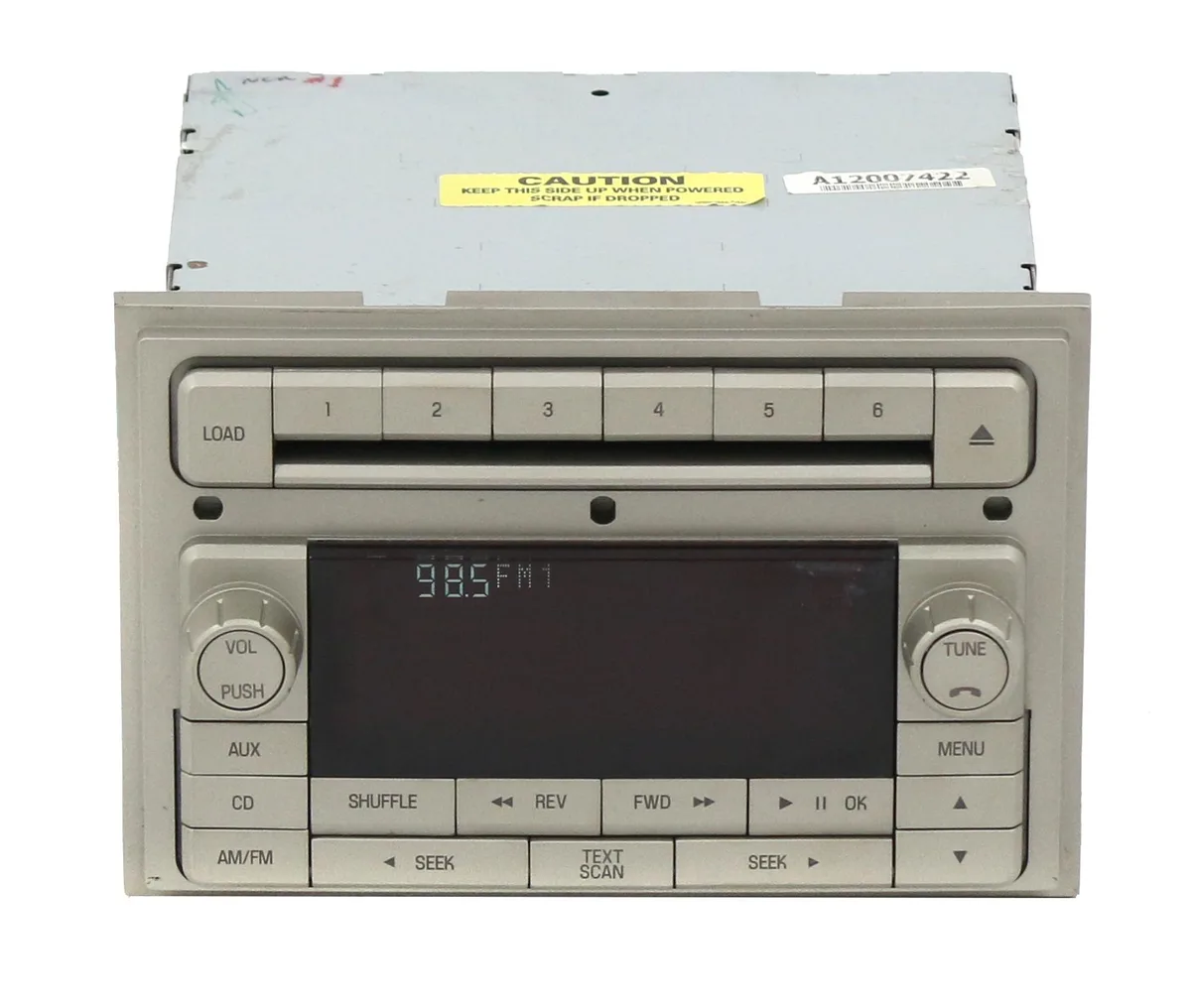 1 Factory Radio 1 Factory Radio 2007 Lincoln MKZ AM FM mp3 6 Disc CD Receiver 7H6T-18C815-AG — product photo