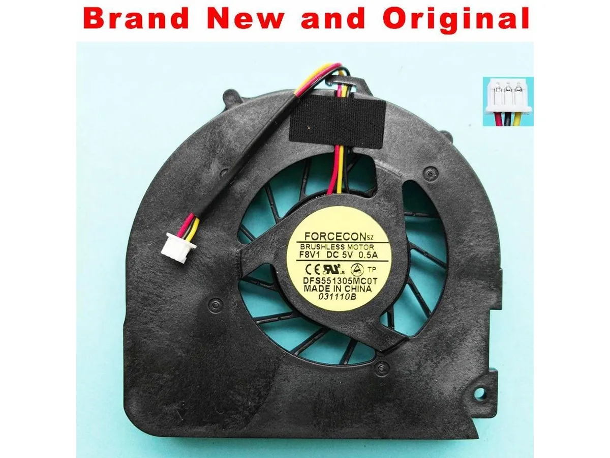Fans Fans Laptop CPU Fan ACER MS2285 NV5378U NV5335U NV5302U MS2264 JM30 DFS551305MC0T F8V1 — product photo