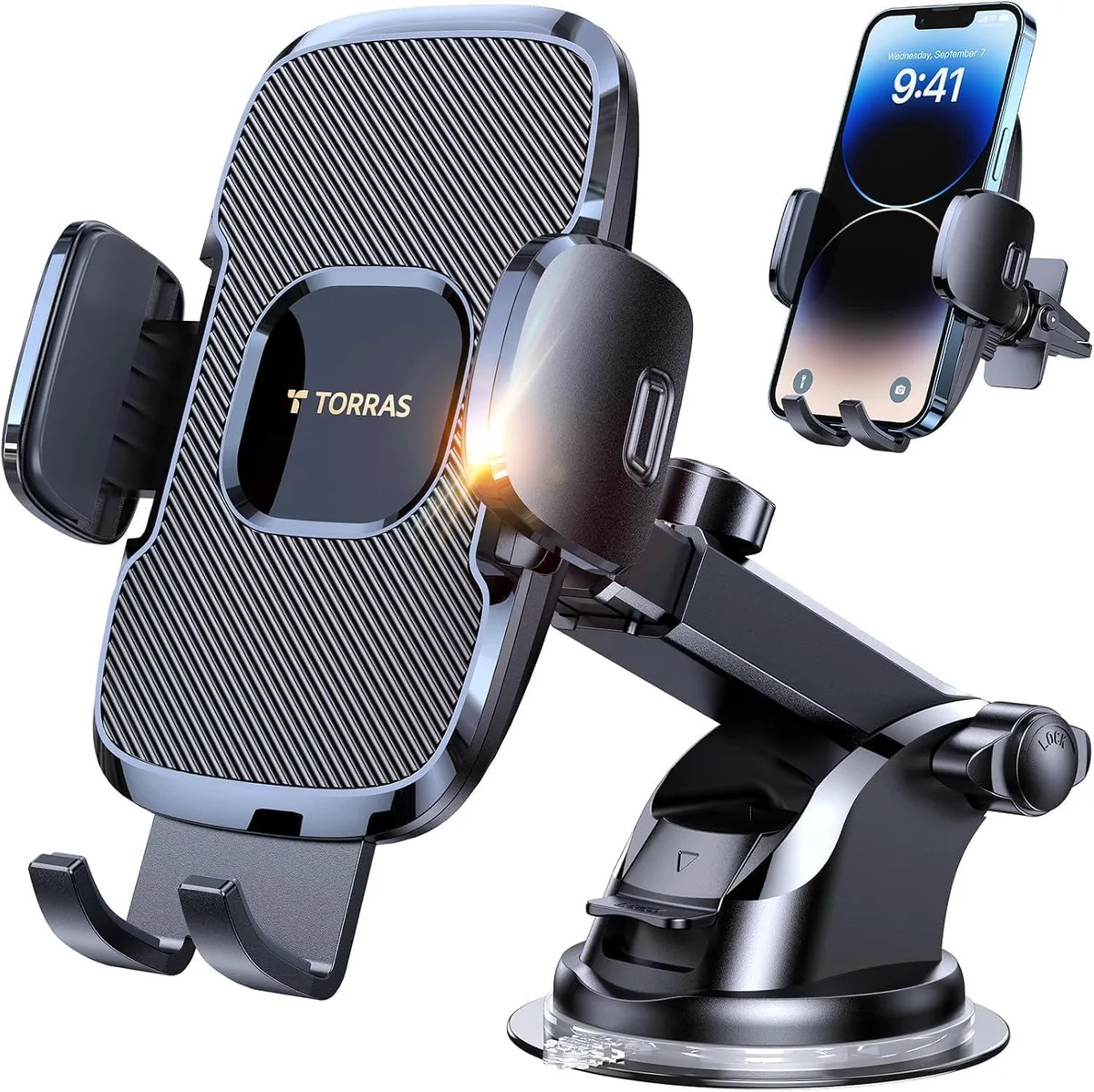 Keyence Keyence Phone Mount 96+LBS Suction 4-in-1 Dashboard Windshield Vent — product photo