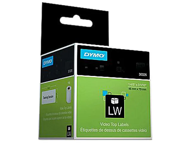DYMO DYMO 30326 VHS Top Labels 150/Box pos accessory — product photo