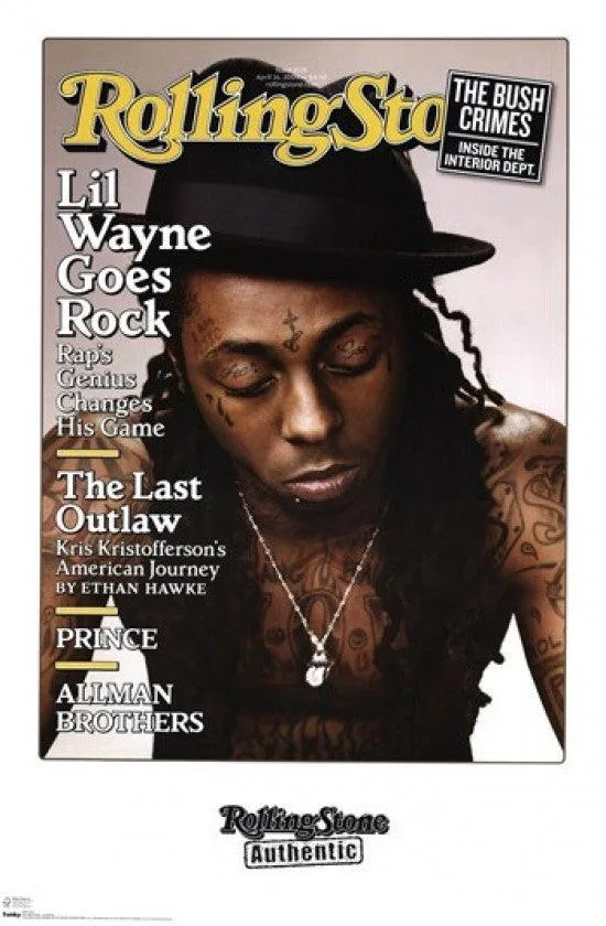 Posterazzi TIARS5142 Lil Wayne Rolling Stone poster 22 x 34 inches glossy paper rolled