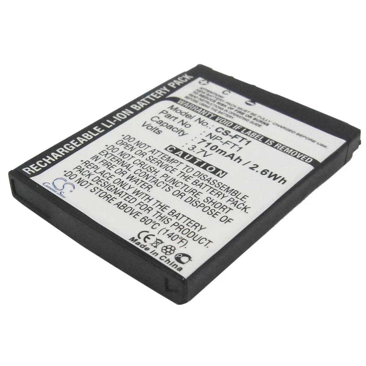 Cameron &amp; Co Cameron &amp; Co DS-CS-FT1 camera battery 3.7V 710mAh Dark Grey — product photo