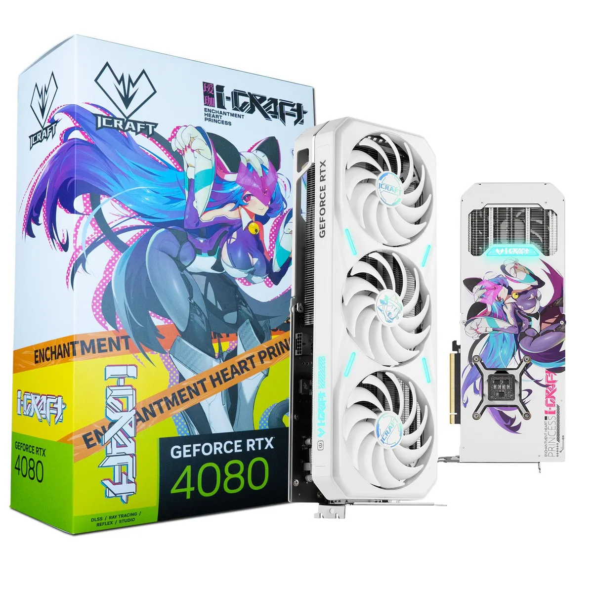 MAXSUN MAXSUN RTX 4080 5.0 iCraft Anime graphics card — product photo