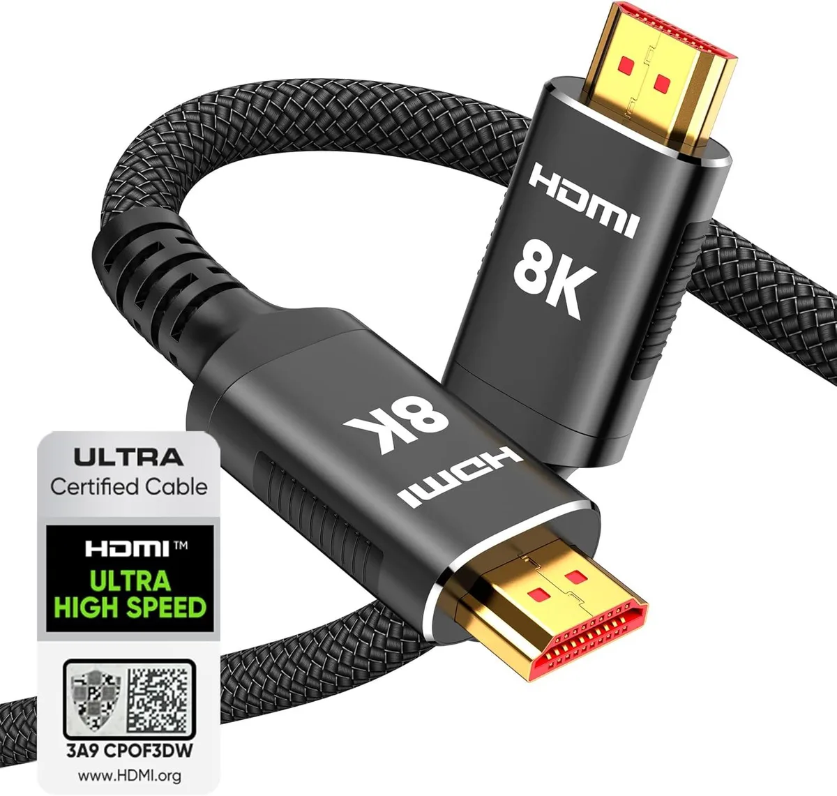 Keyence Keyence HDMI cable 10 ft 48Gbps 8K@60Hz 4K@120Hz audio video converter — product photo