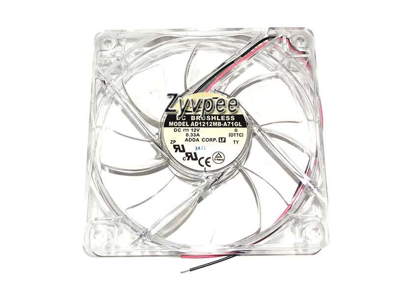 Zyvpee Zyvpee AD1212MB-A71GL OTTC 120x25mm 12V .33A 2-wire case fan — product photo