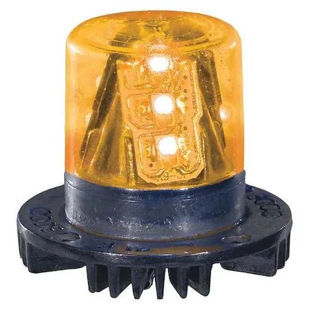  PSE AMBER HB915A Hidden Warning Light LED Amber 1 1/2 in traffic safety equipment — product photo