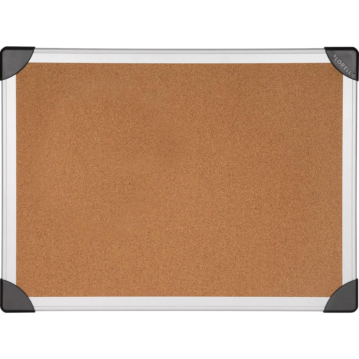 Lorell Lorell 19192 Cork Board Aluminum Frame Silver/Brown .8mm — product photo