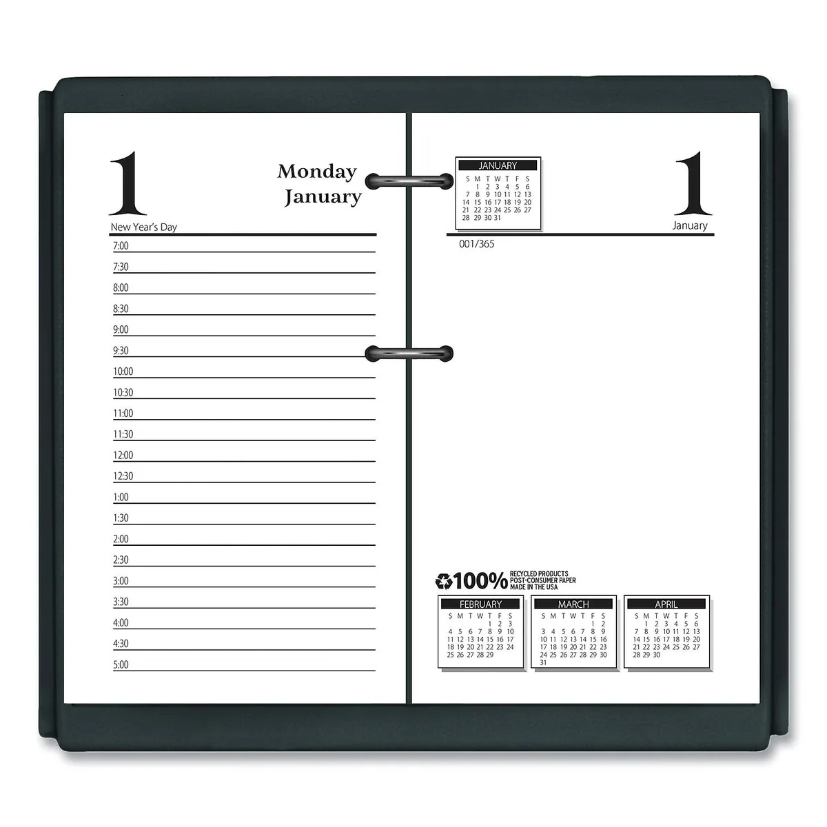House of Doolittle House of Doolittle 3.5" x 6" Daily Desk Calendar Refill 4717 2024 — product photo