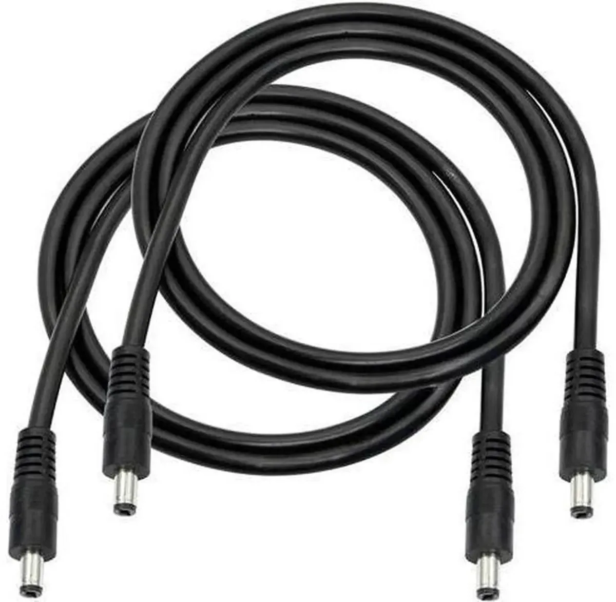 SMUGDESK SMUGDESK 2Pcs 3FT 18AWG 5.5x2.1mm Male to Male Power Extension Cord — product photo