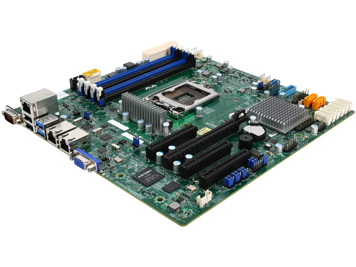 Supermicro Supermicro MBD-X11SSM-F-O Micro ATX server motherboard LGA 1151 64GB DDR4 — product photo