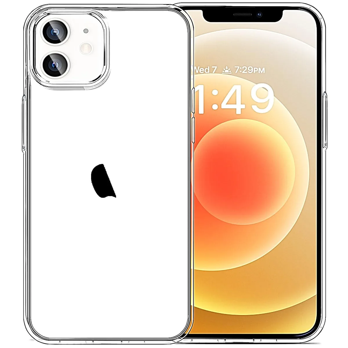 JJGoo MY2015A-12-clear clear bumper case for iPhone 12/12 Pro 6.1 inch — product photo