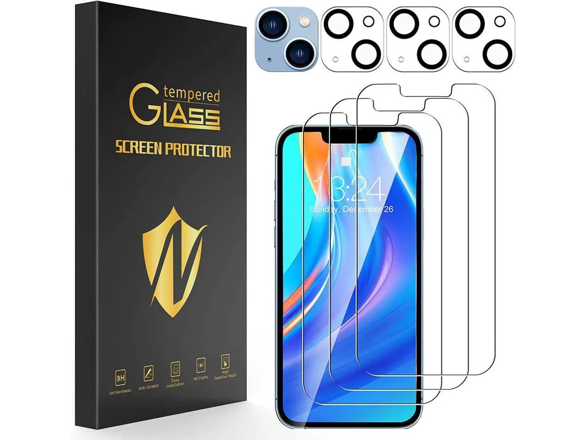 BONAEVER BONAEVER iPhone 14 Plus 6.7" Screen &amp; Camera Protector 3 Pack — product photo