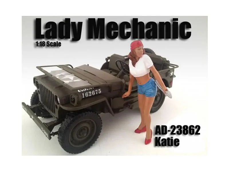 American Diorama American Diorama Lady Mechanic Katie Figure 1:18 Scale 23862 — product photo