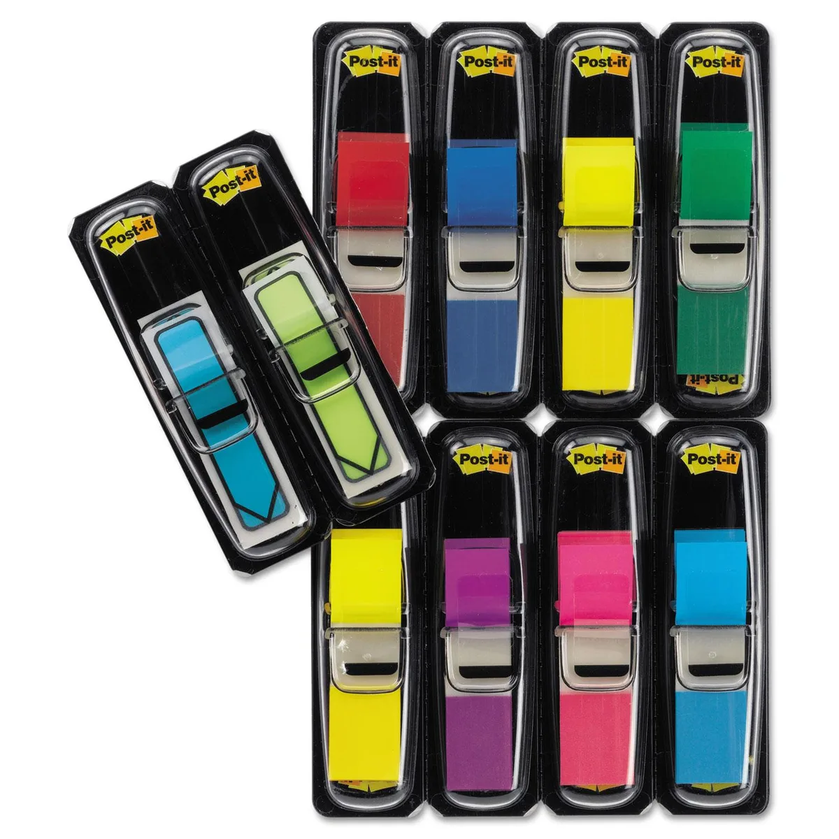 Post-it Flags Post-it Flags 683VAD1 Page Flags 328 Pack Assorted Colors .5 x 1.75 — product photo